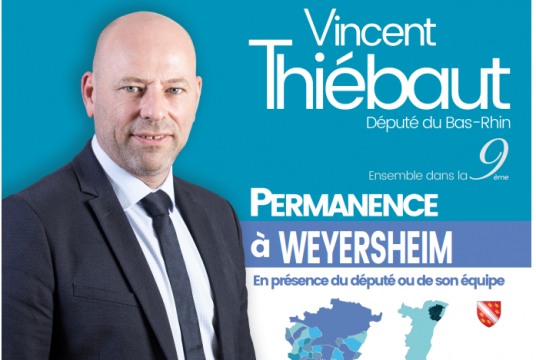 Permanence du député Vincent Thiébaut