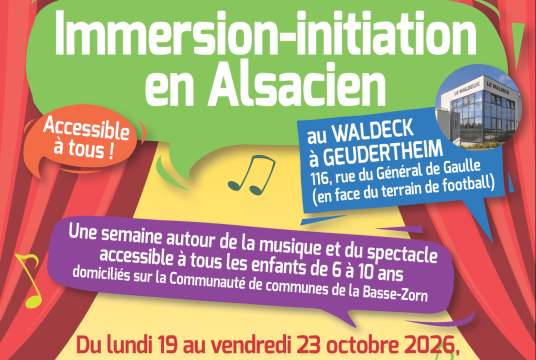 Semaine d'immersion en alsacien