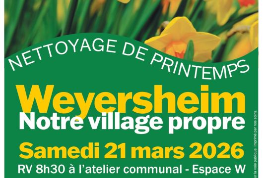 Nettoyage de printemps