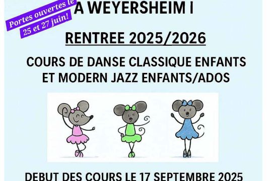 COURS DE DANSE CLASSIQUE ENFANTS ET MODERN JAZZ ENFANTS/ADOS