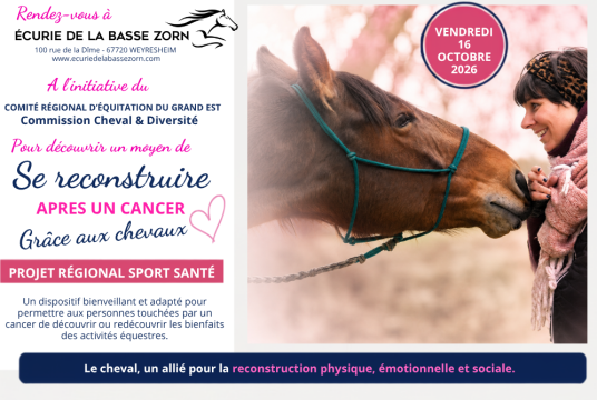  Se reconstruire après un cancer grâce aux chevaux