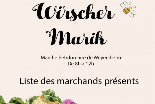 WIRSCHER MARIK - Marché hebdomadaire