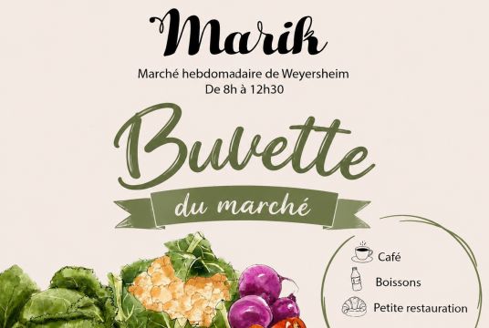 Marché du samedi / Wirscher Märik + buvette
